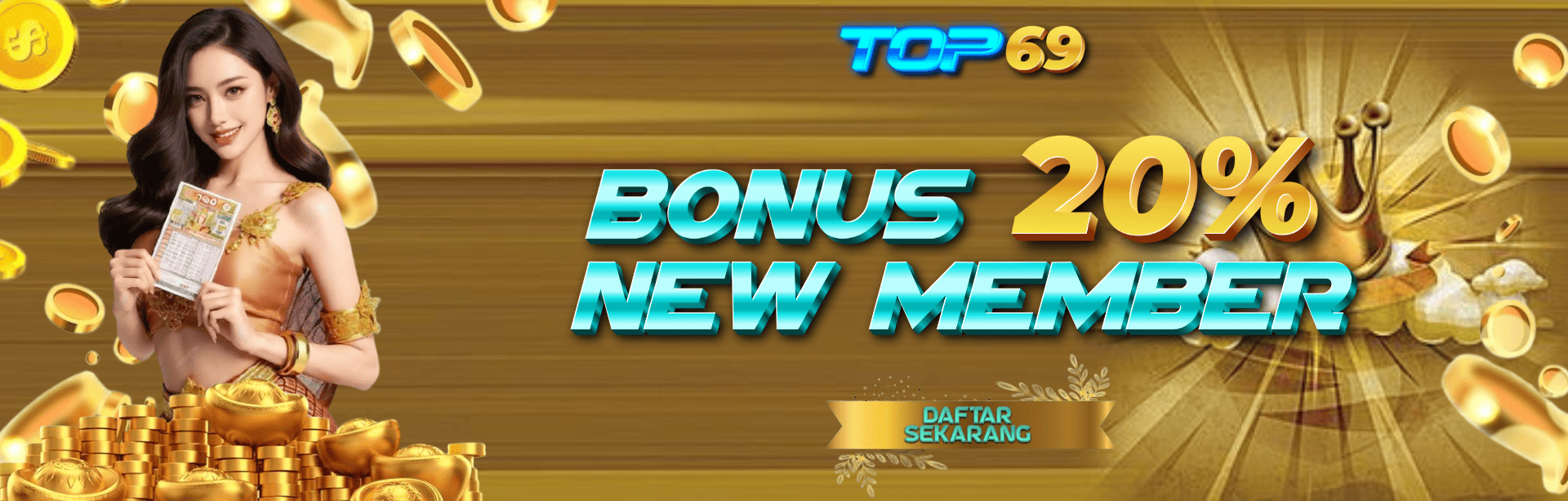 BONUS NEW MEMBER 20%